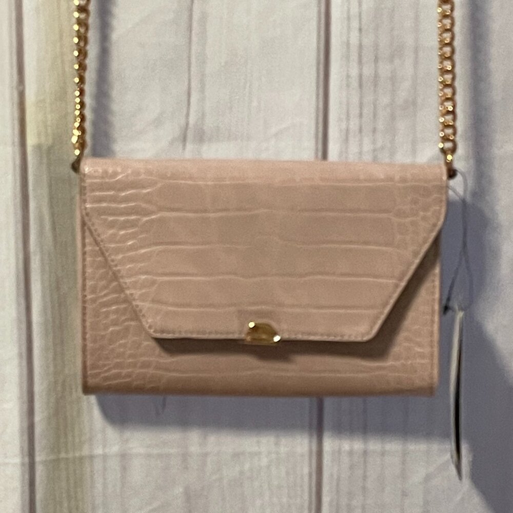Nine West Astoria Mini Purse Wallet Crossbody Evening Bag Lavender Purple NEW